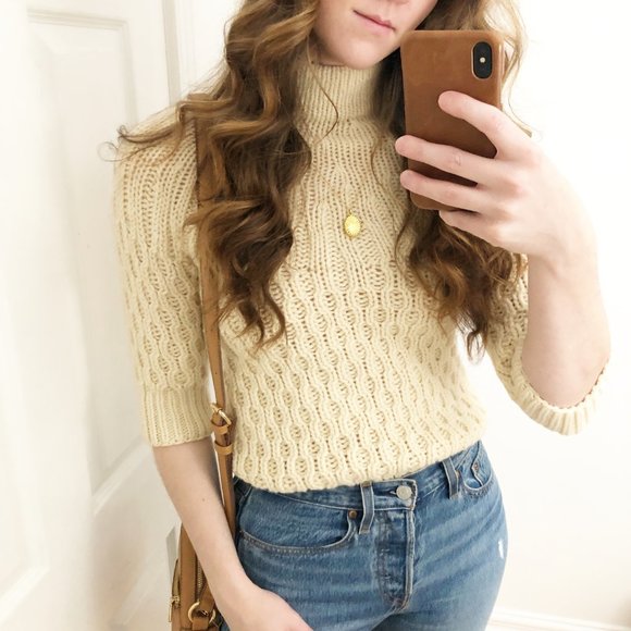 Stunning Designer Marc Jacobs Wool Nordic Fair Isle Cable Knit Fisherman Sweater - Picture 1 of 7